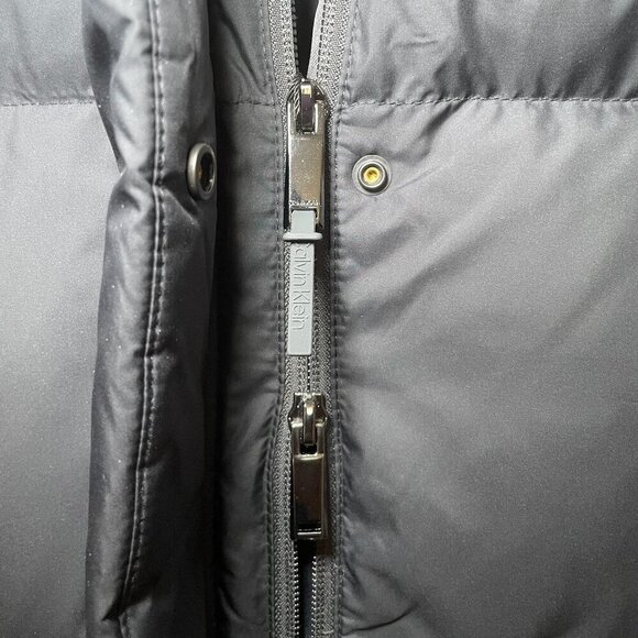 Calvin Klein Long Down Puffer Jacket sz XS - Picture 5 of 15